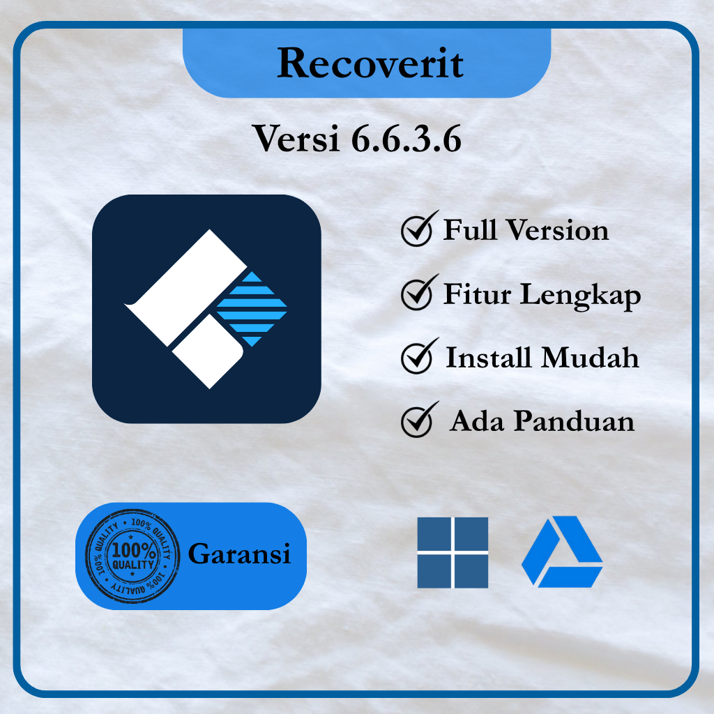 Katalog Wondershare Recoverit Pro (WIN & MAC)